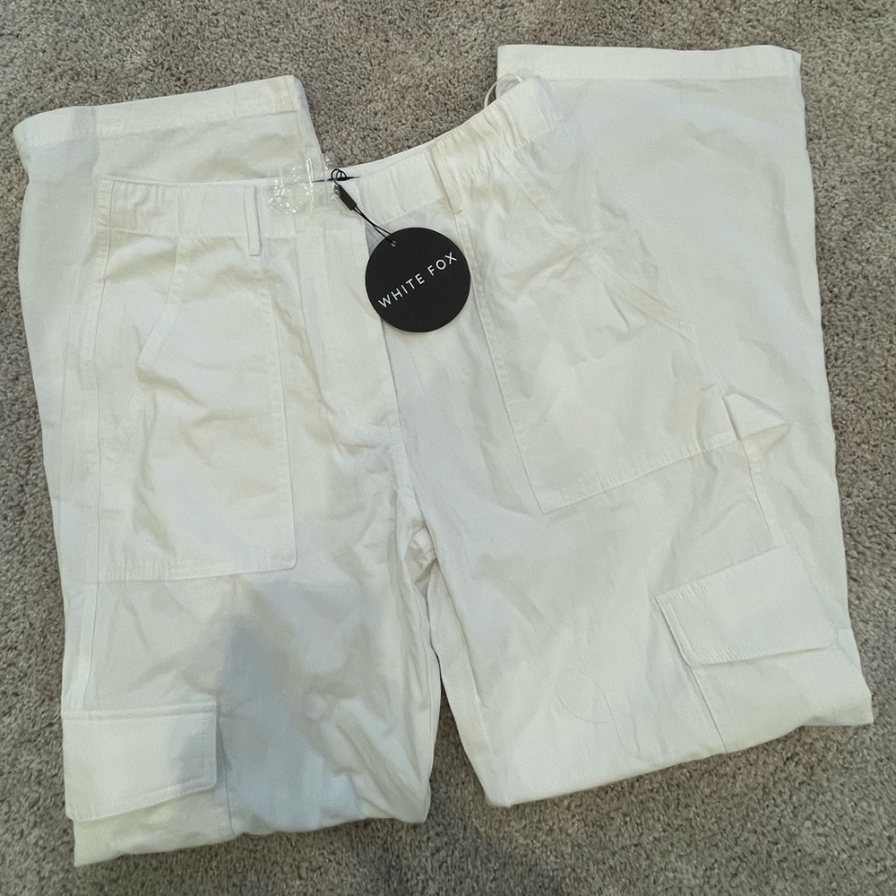 White Fox Cargo Pants